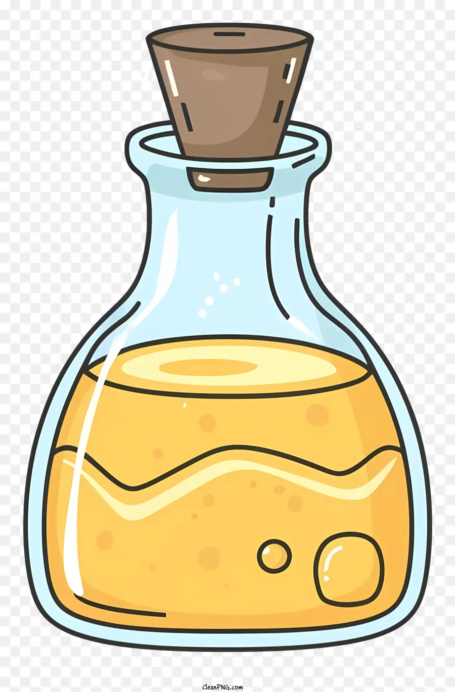мультфильм，стеклянная бутылка PNG