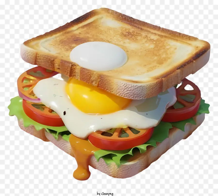 мультфильм，поджаренный бутерброд PNG