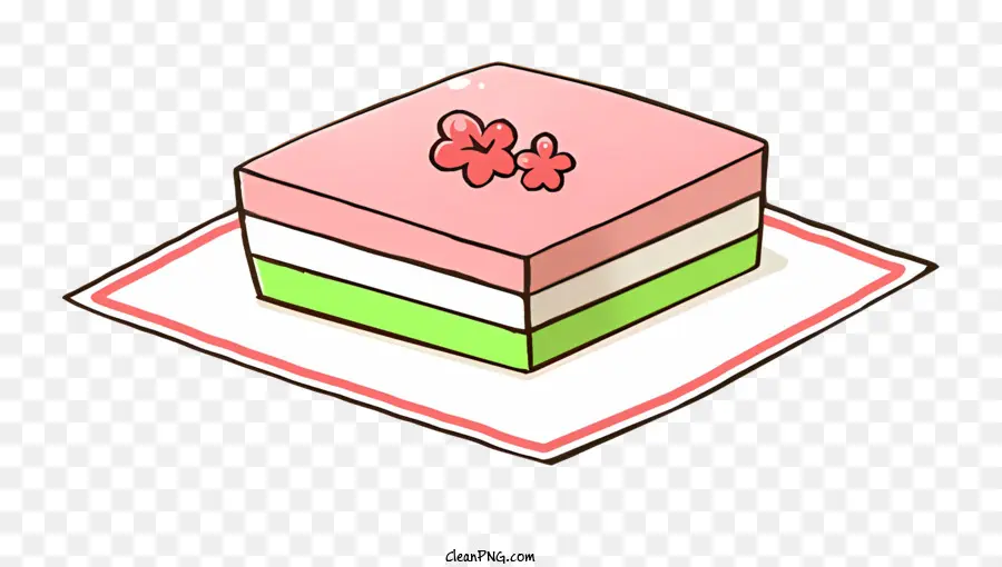 мультфильм，многослойный торт PNG