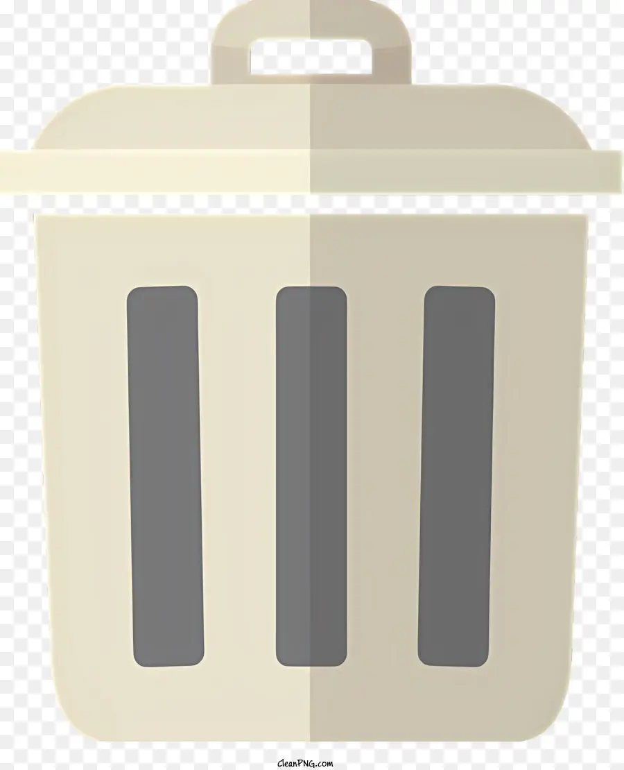 мусорный бак，коричневый пластик PNG