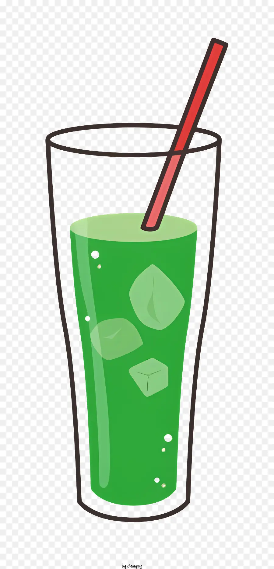 мультфильм，зеленый напиток PNG
