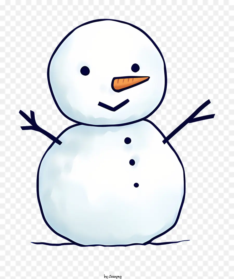 мультфильм，Снеговик рисунок PNG