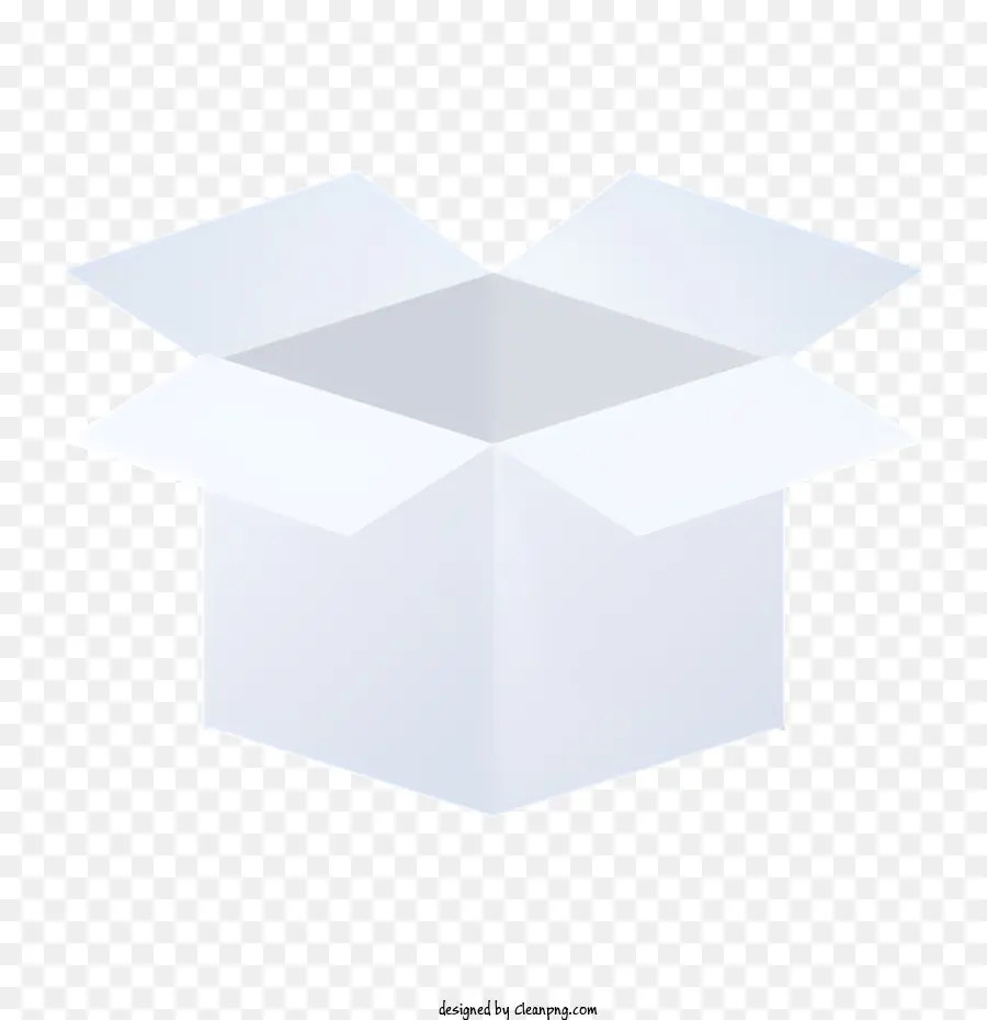 мультфильм，Белая картонная коробка PNG