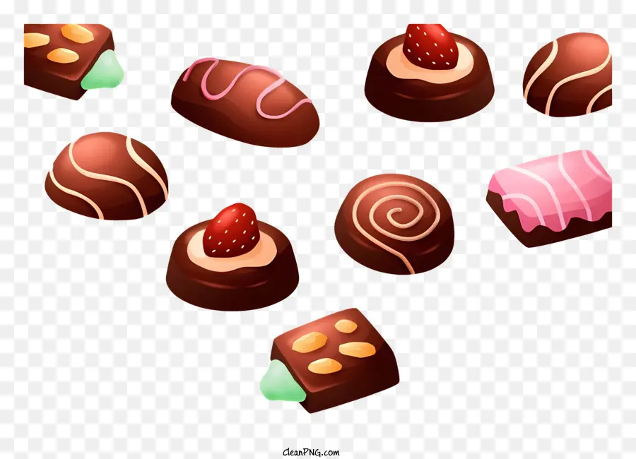 День шоколадного торта，шоколадные конфеты PNG
