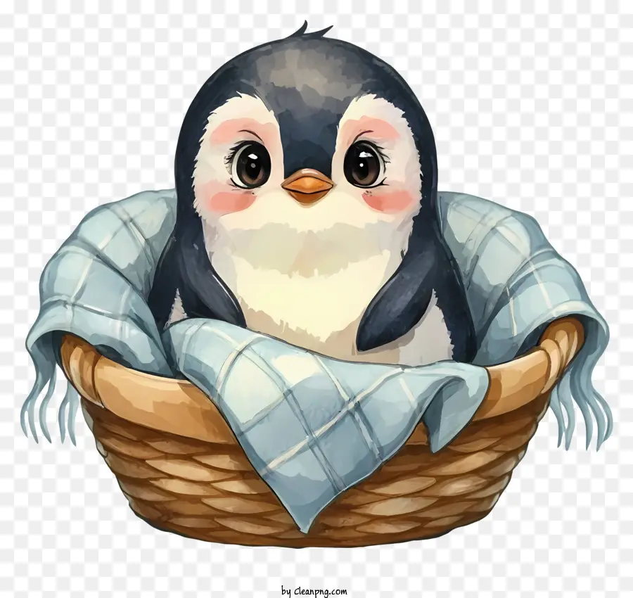 мультфильм，милый пингвин PNG