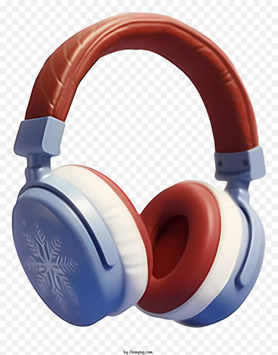 Реалистичный 3d рождественский наушник，Headphones PNG