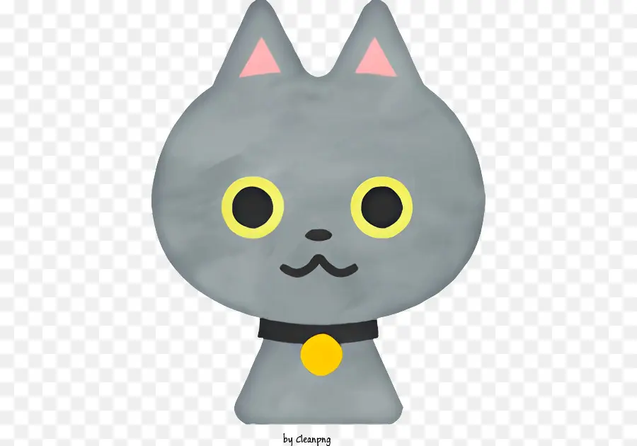 мультфильм，серый кот PNG