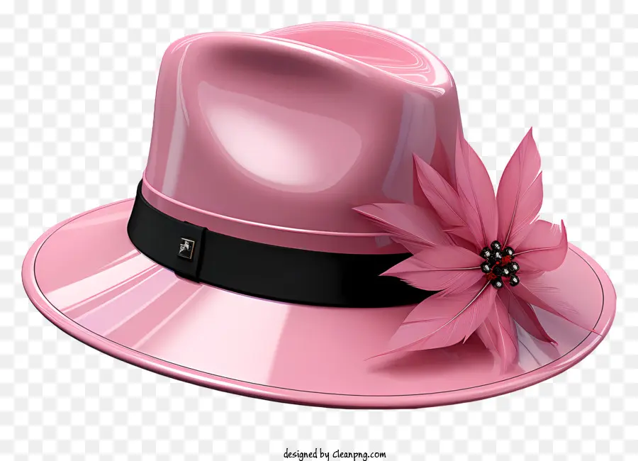 Шляпа，розовая шляпа с цветом PNG