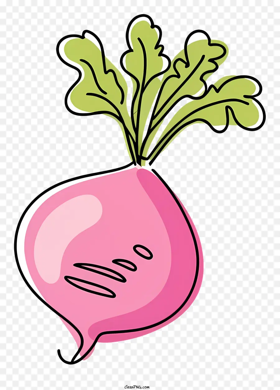 мультфильм，розовый овощ PNG