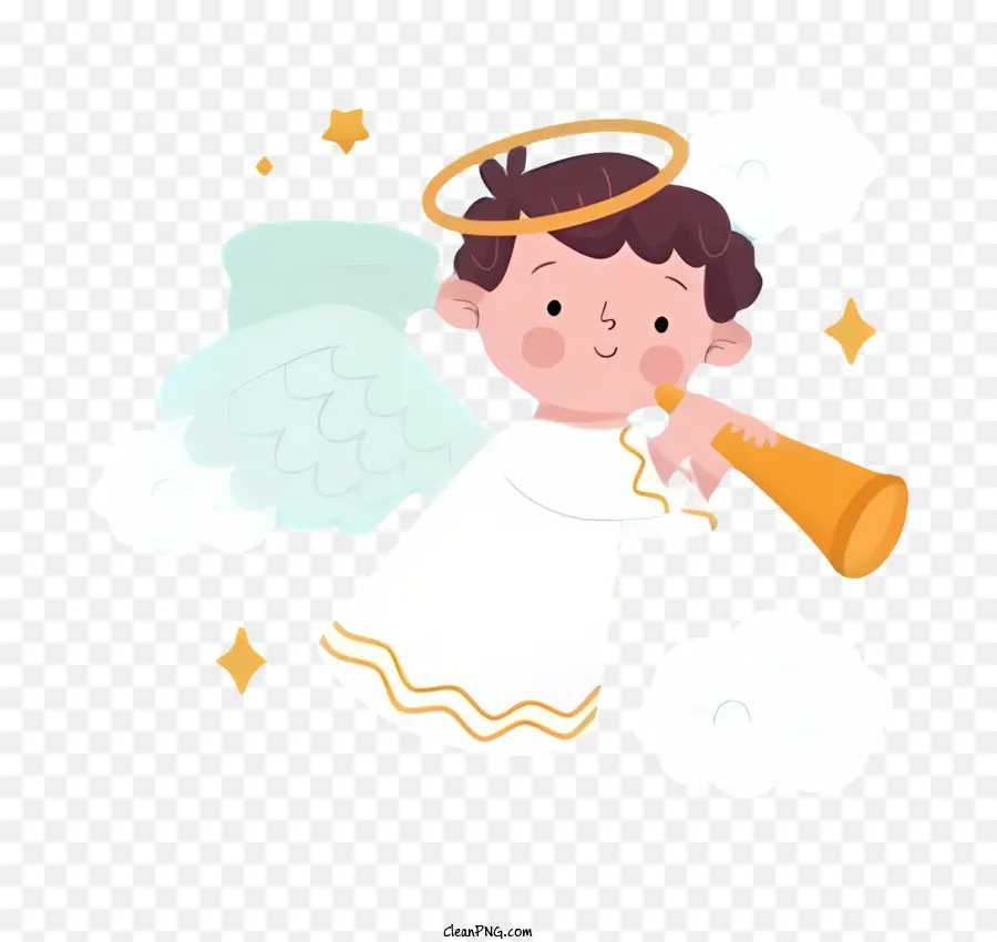 крещение，Ангел с трубой PNG
