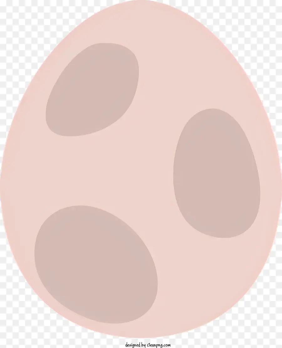 Большое розовое яйцо，круглой формы PNG