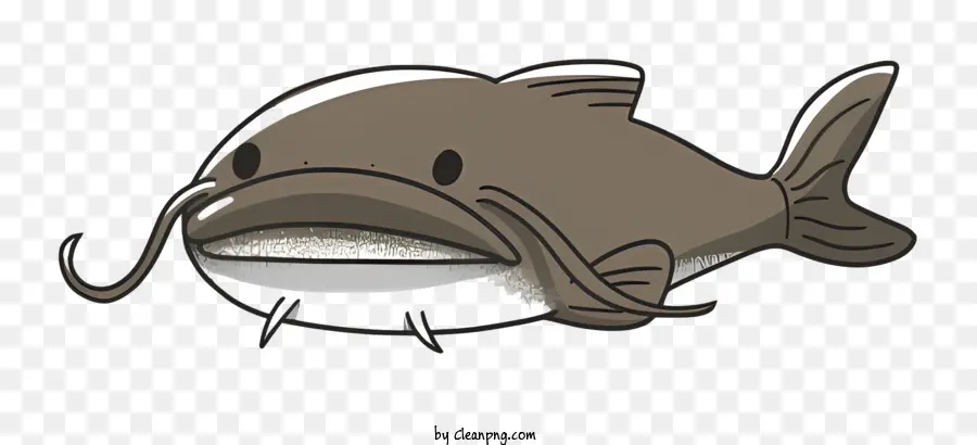 мультфильм рыбы，рыба с длинным хвостом PNG