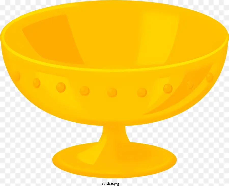 Золотая чаша，миска с перевернутой формой V PNG