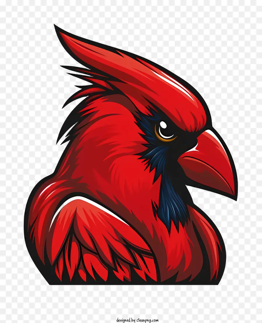 сердитые птицы，красная птица PNG