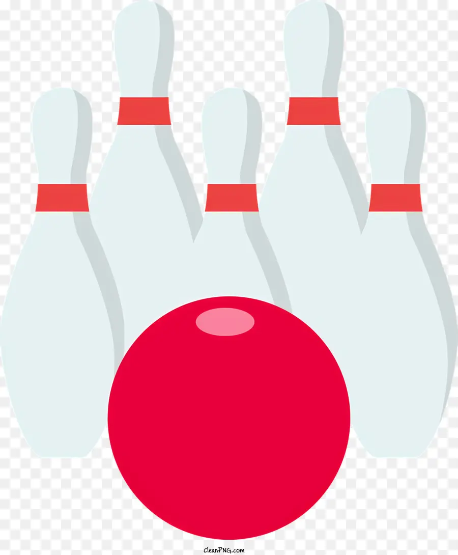 Боулинг，Red Ball PNG