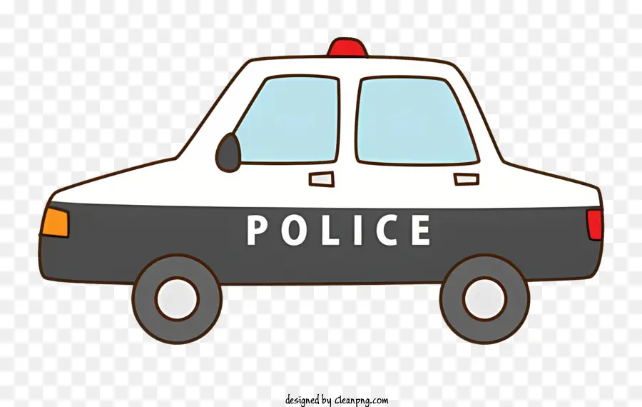 Полицейский автомобиль，Аварийные огни PNG