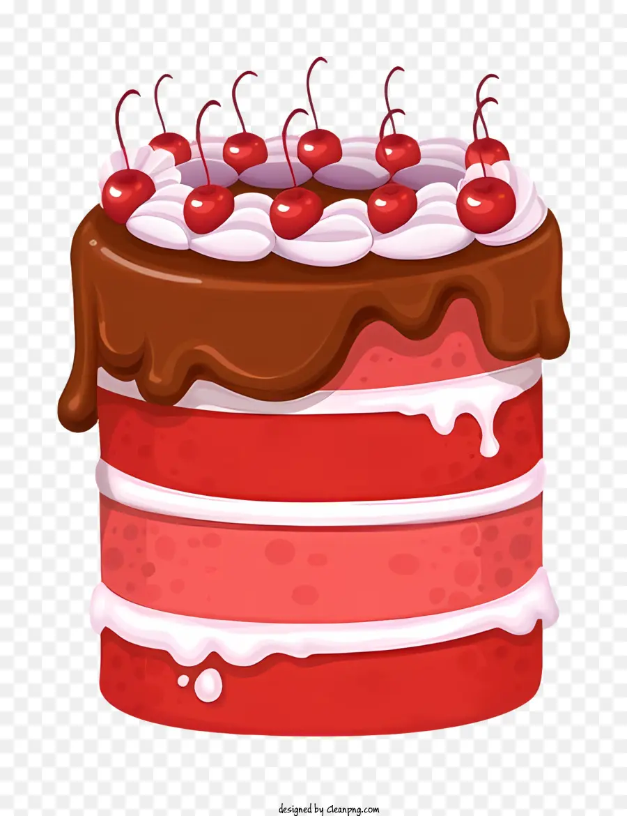День рождения Торт，украшение торта PNG