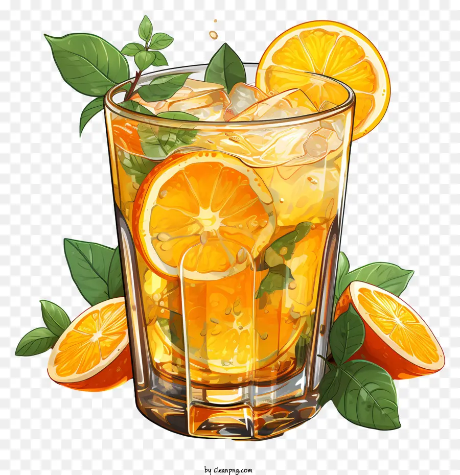 Коктейль，Коктейль из апельсинового сока PNG