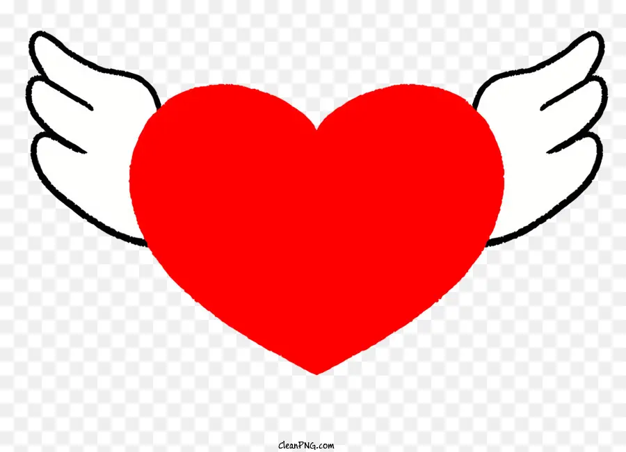 мультфильм，символ сердца PNG