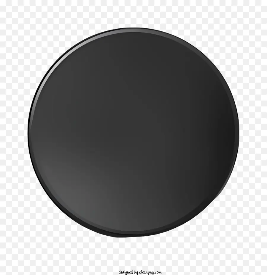 черная кнопка，белой каймой PNG