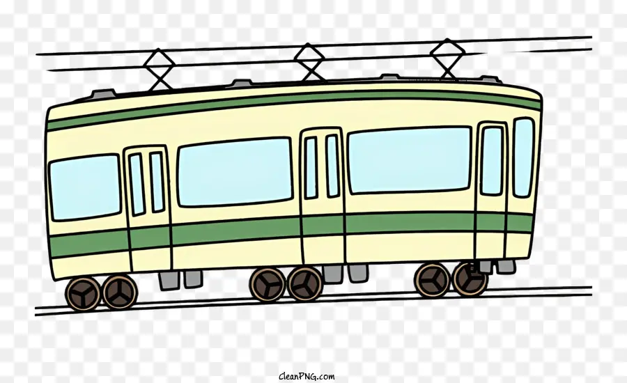 мультфильм автомобиль，зеленый автобус PNG
