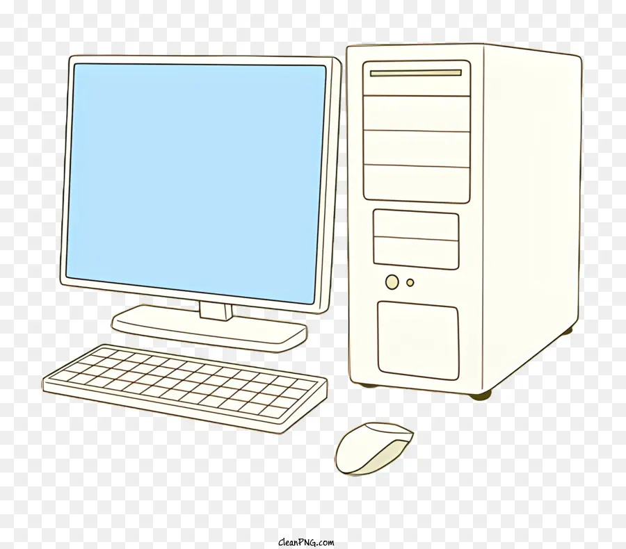 компьютер，монитор PNG