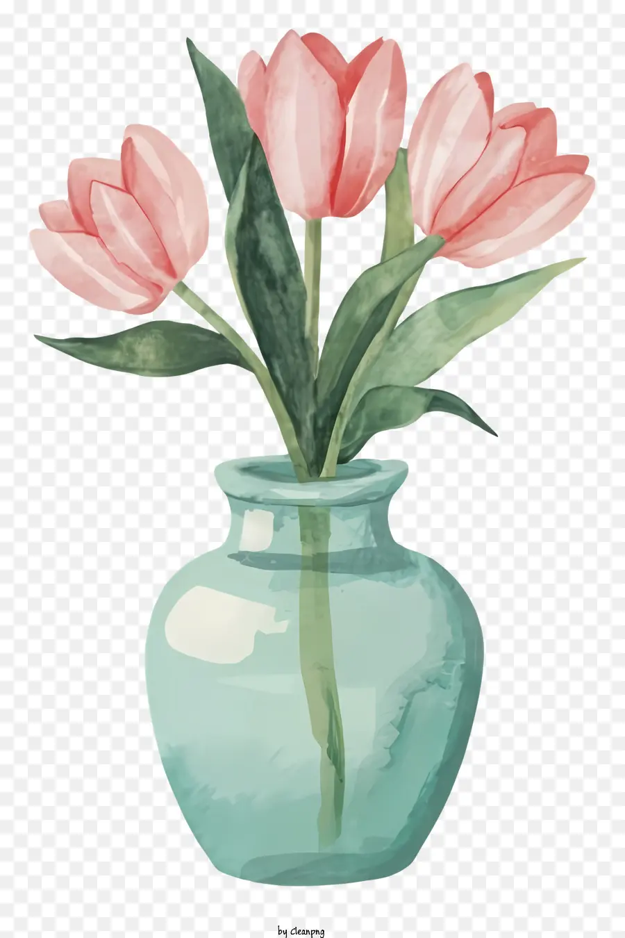 мультфильм，тюльпаны PNG