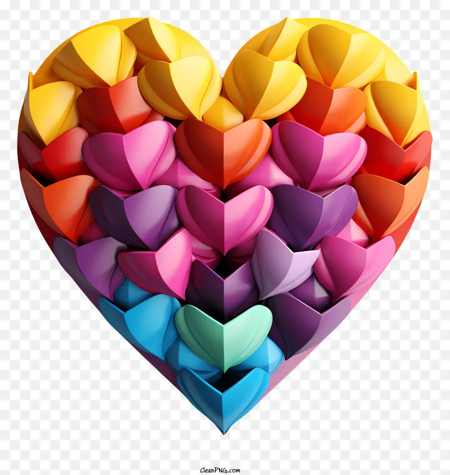 сердце，3d форма сердца PNG