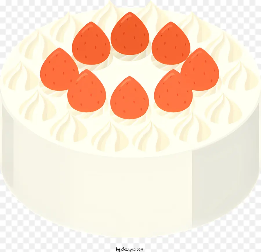 Торт，Белая глазурь PNG