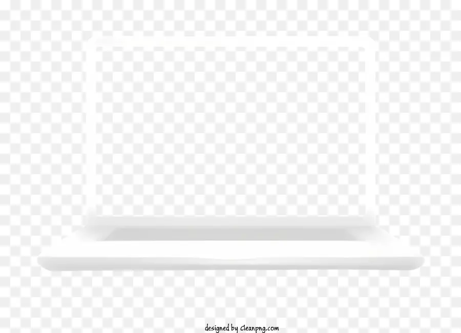Laptop，белый экран PNG
