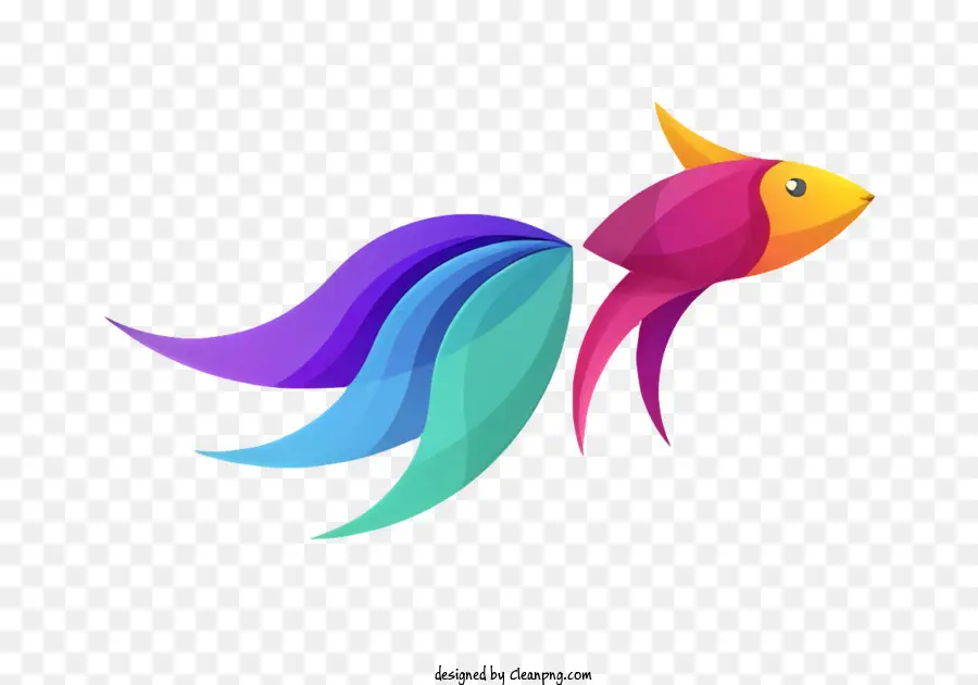 мультфильм，красочная рыба PNG