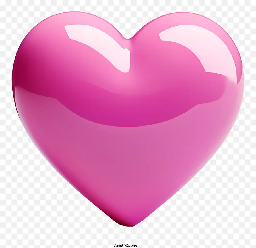 сердце，Розовая форма сердца PNG