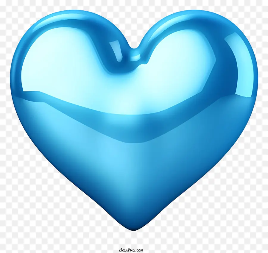 сердце，голубое сердце PNG