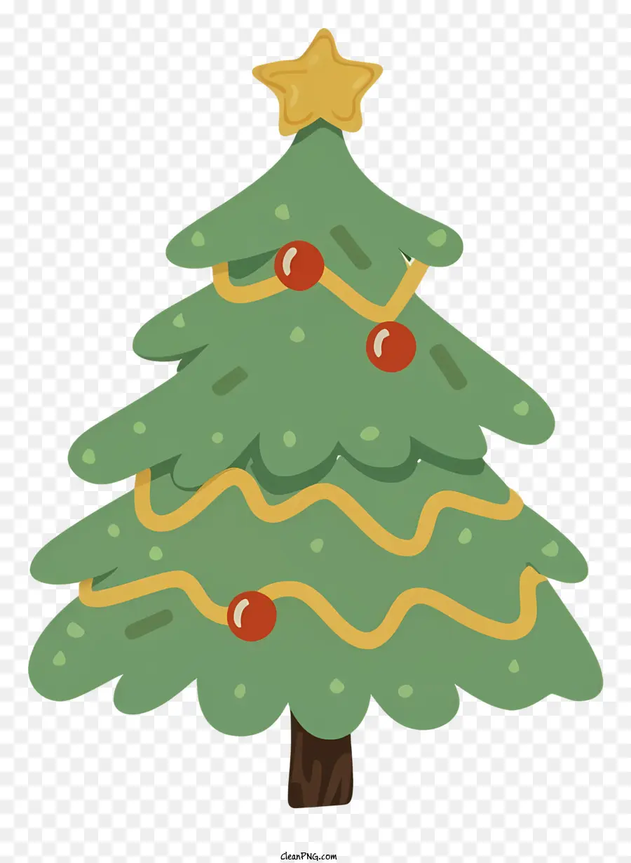 мультфильм，Рождественская елка PNG