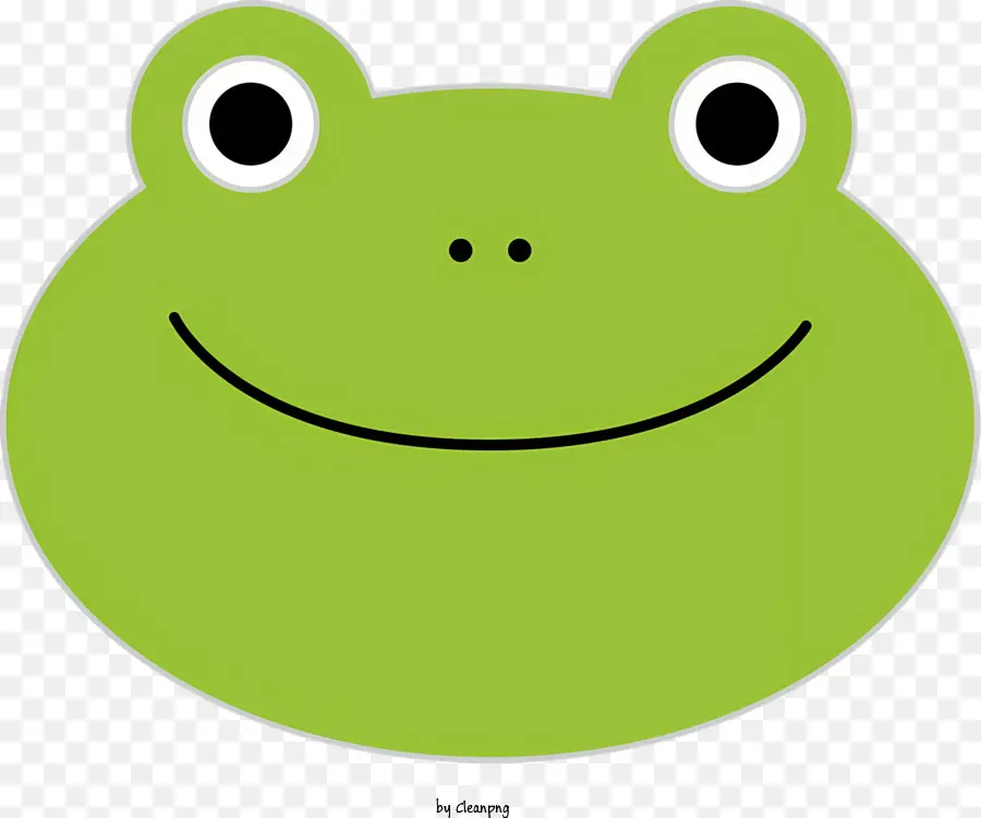 зеленая лягушка，Улыбающаяся лягушка PNG