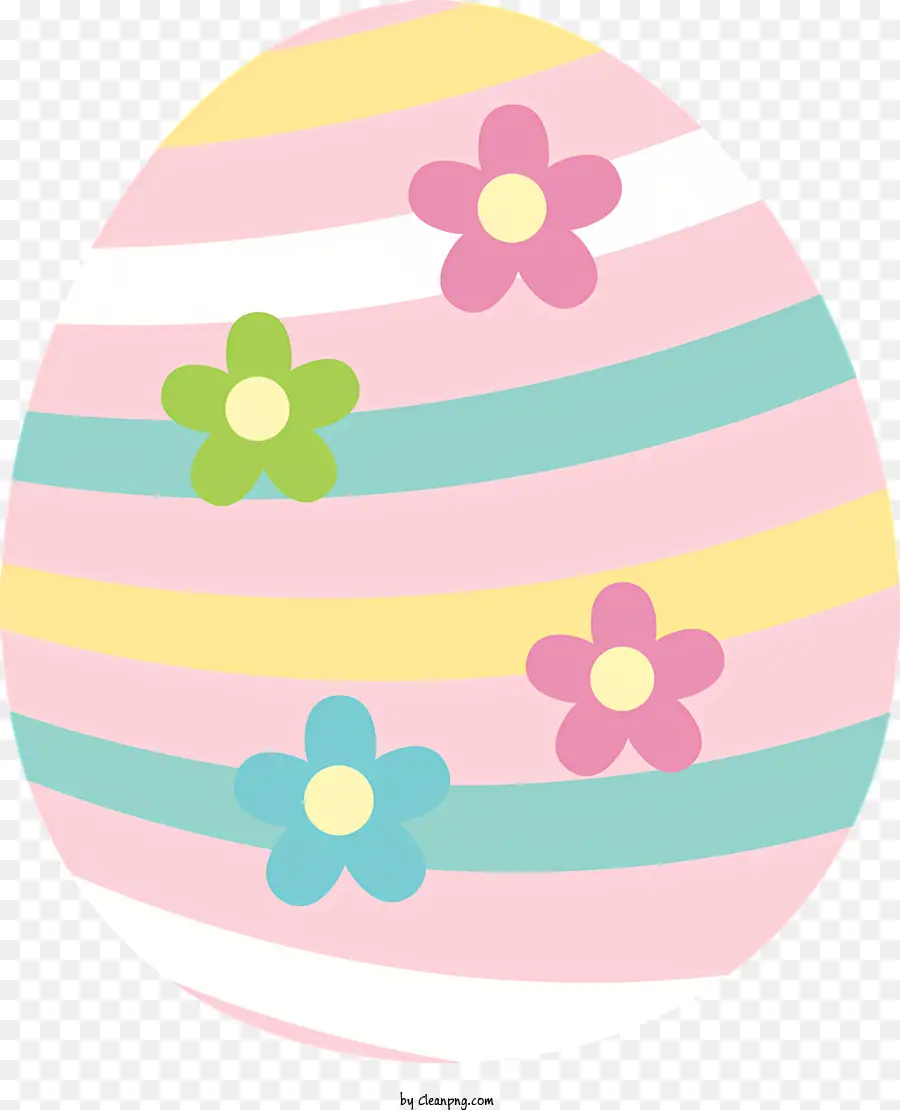 яйцо дизайн，розовые и зеленые полосы PNG