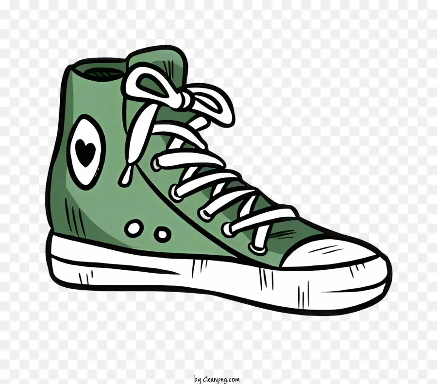 мультфильм，зеленая обувь PNG