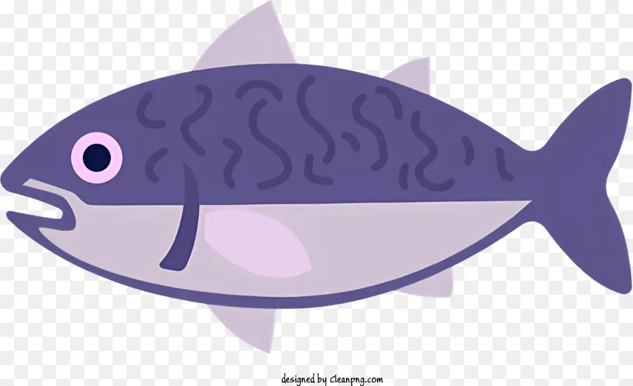фиолетовый рыба，большой рот PNG