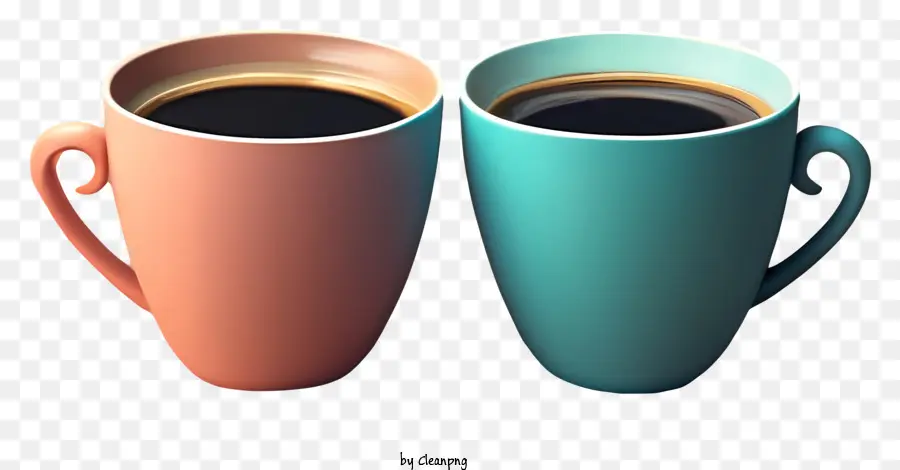 мультфильм，чашки кофе PNG