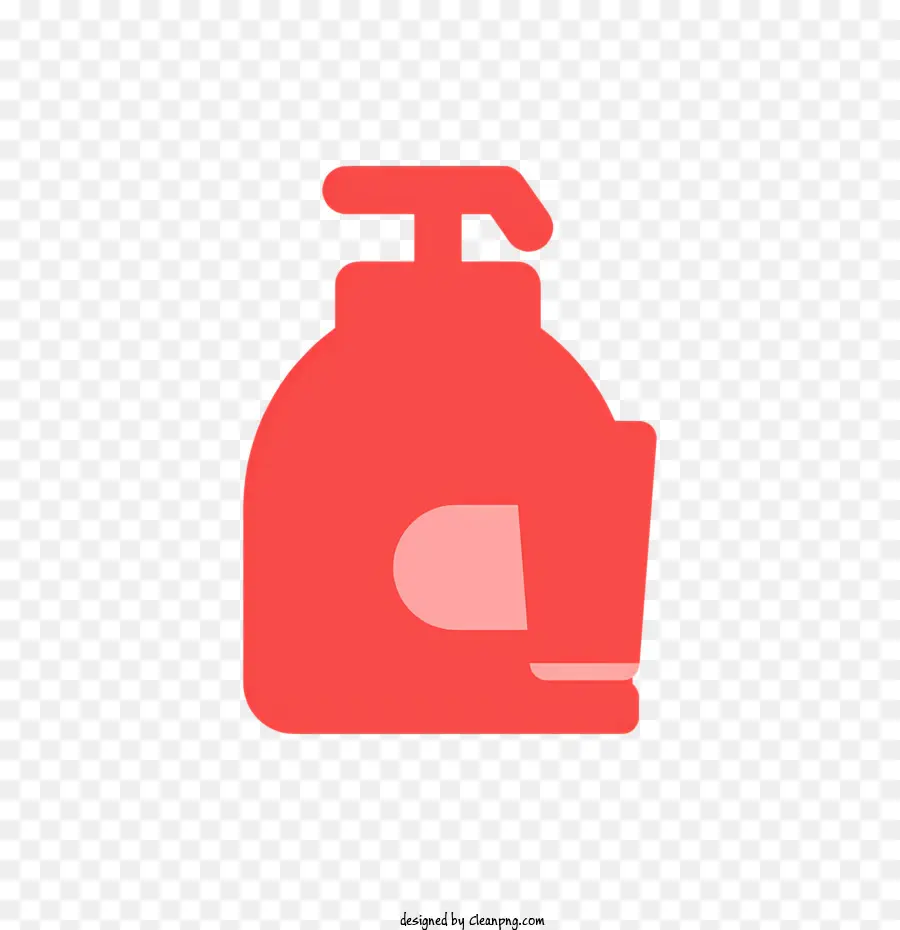 Красная пластиковая бутылка，красный носик PNG