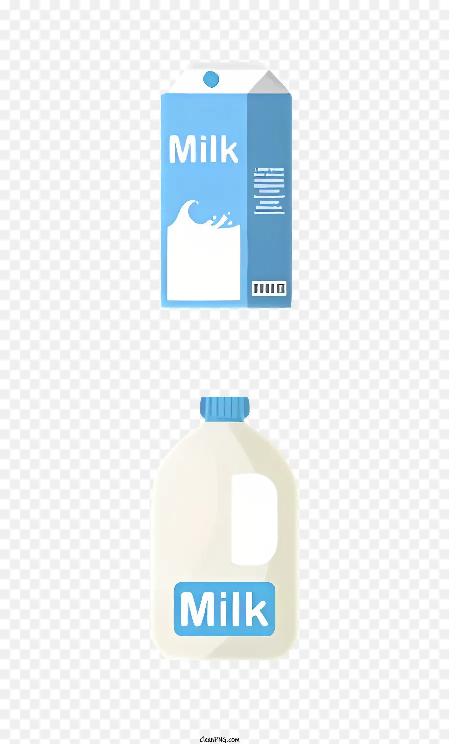 мультфильм，Молоковые бутылки PNG
