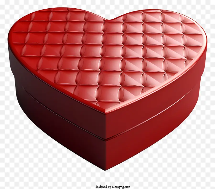 подарочная коробка，Красная коробка в форме сердца PNG