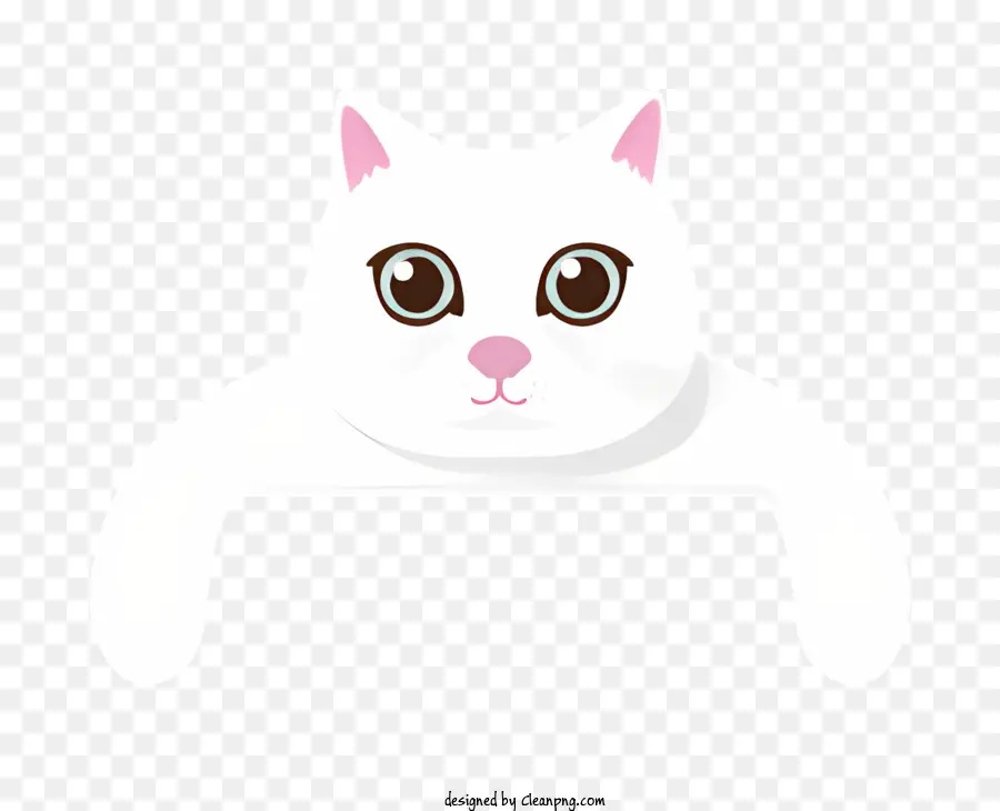 кошка，белый кот PNG