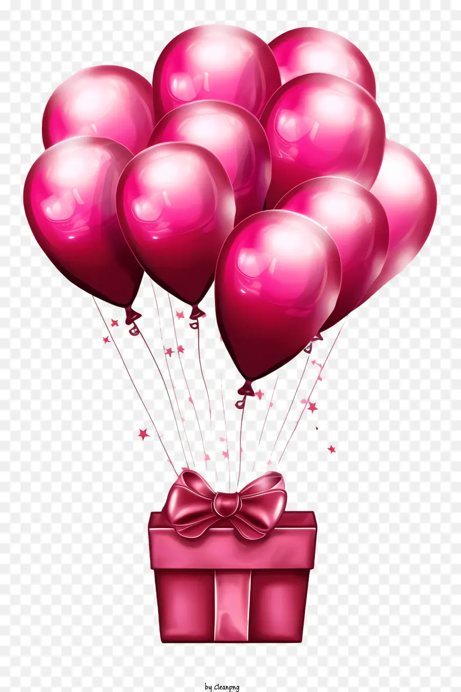 Sketch Valentine Gift Balloon，шары на день рождения PNG