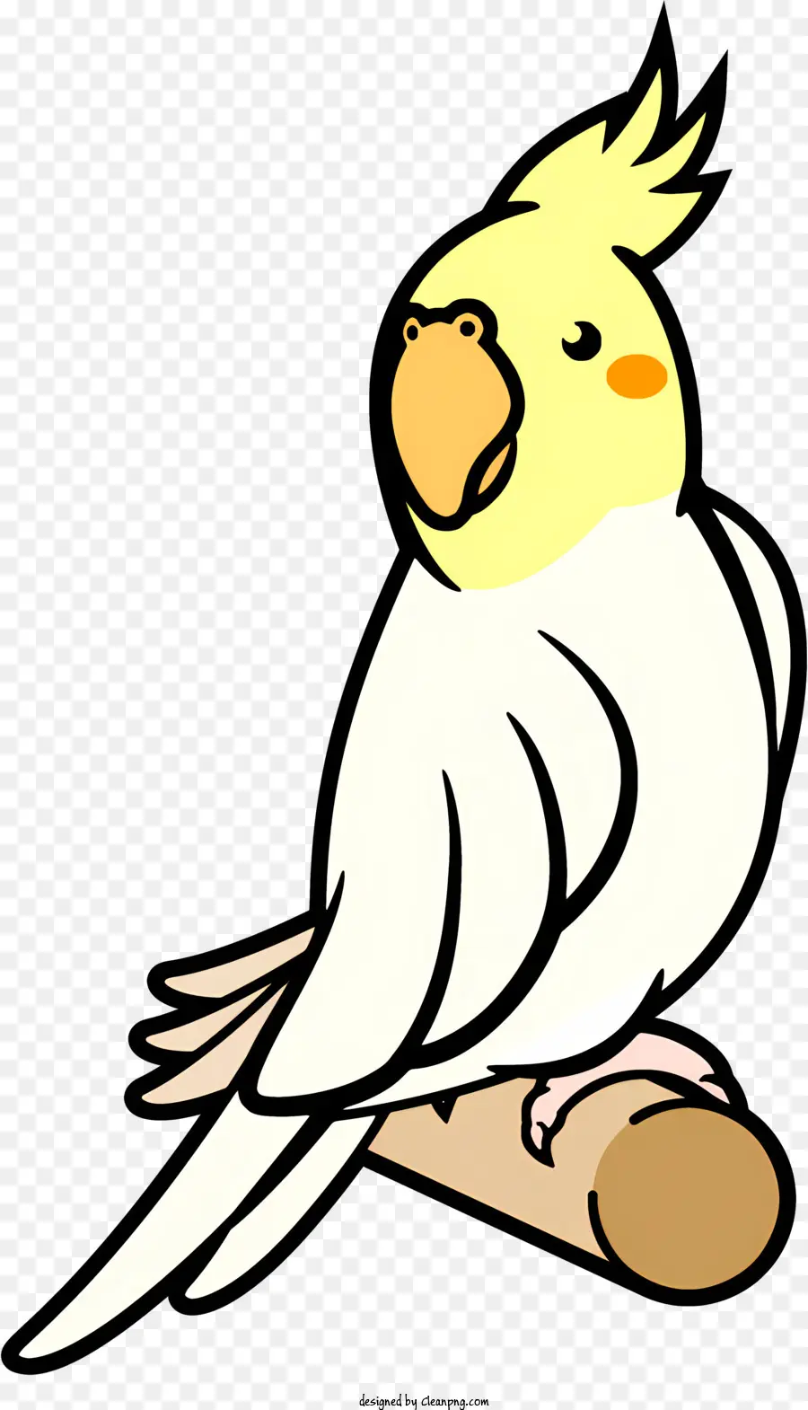 мультипликационная птица，ветвь PNG
