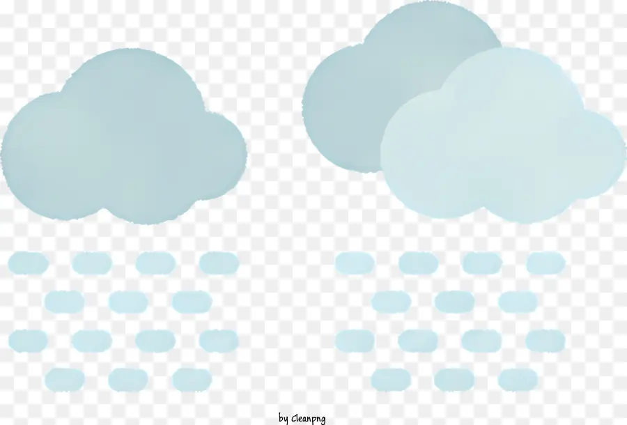синие облака，гексагональные облака PNG