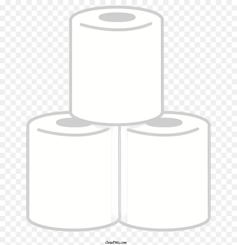 туалетная бумага，Белая туалетная бумага PNG