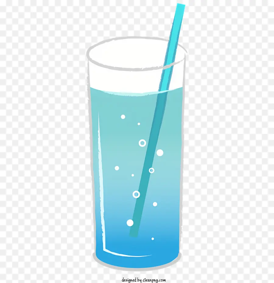 синий напиток，Стекло с синей жидкостью PNG