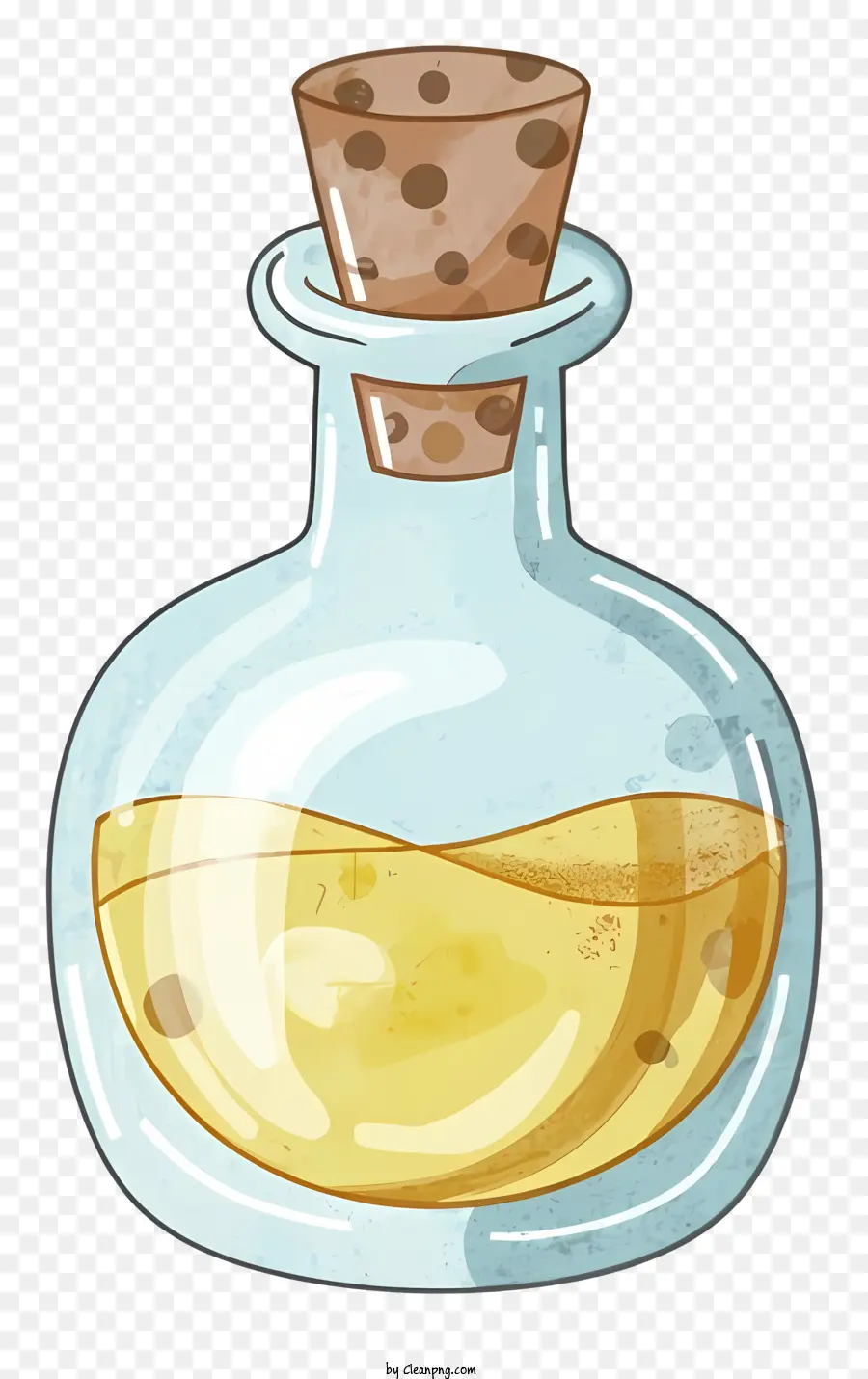 мультфильм，стеклянная бутылка PNG