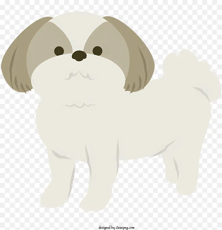 маленькая собака，линии чертежа PNG